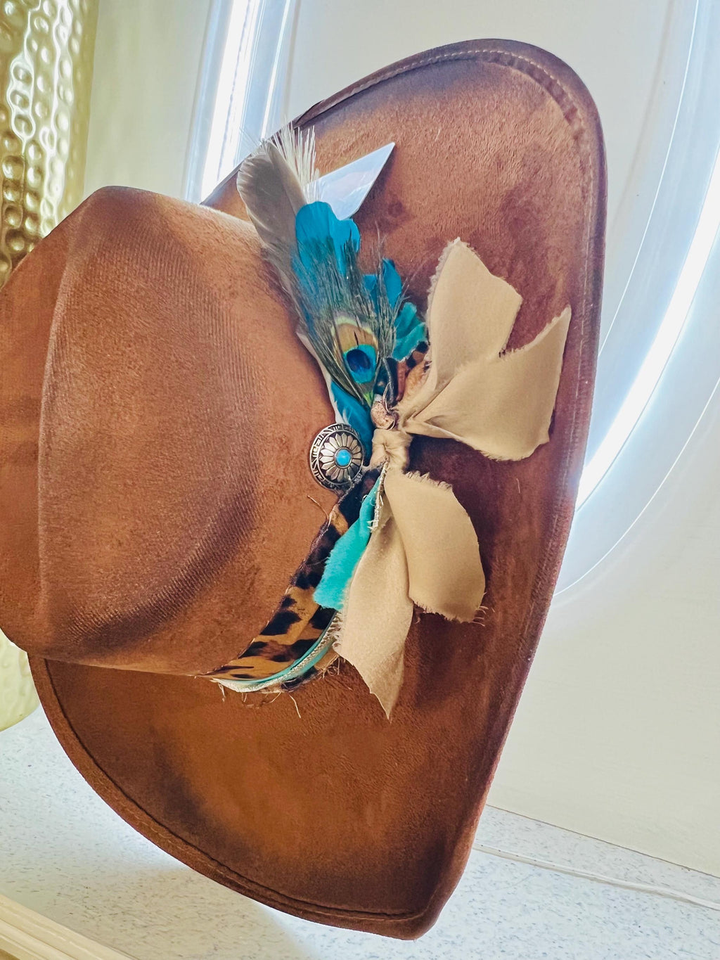 Buckle Up Cognac Western Hat